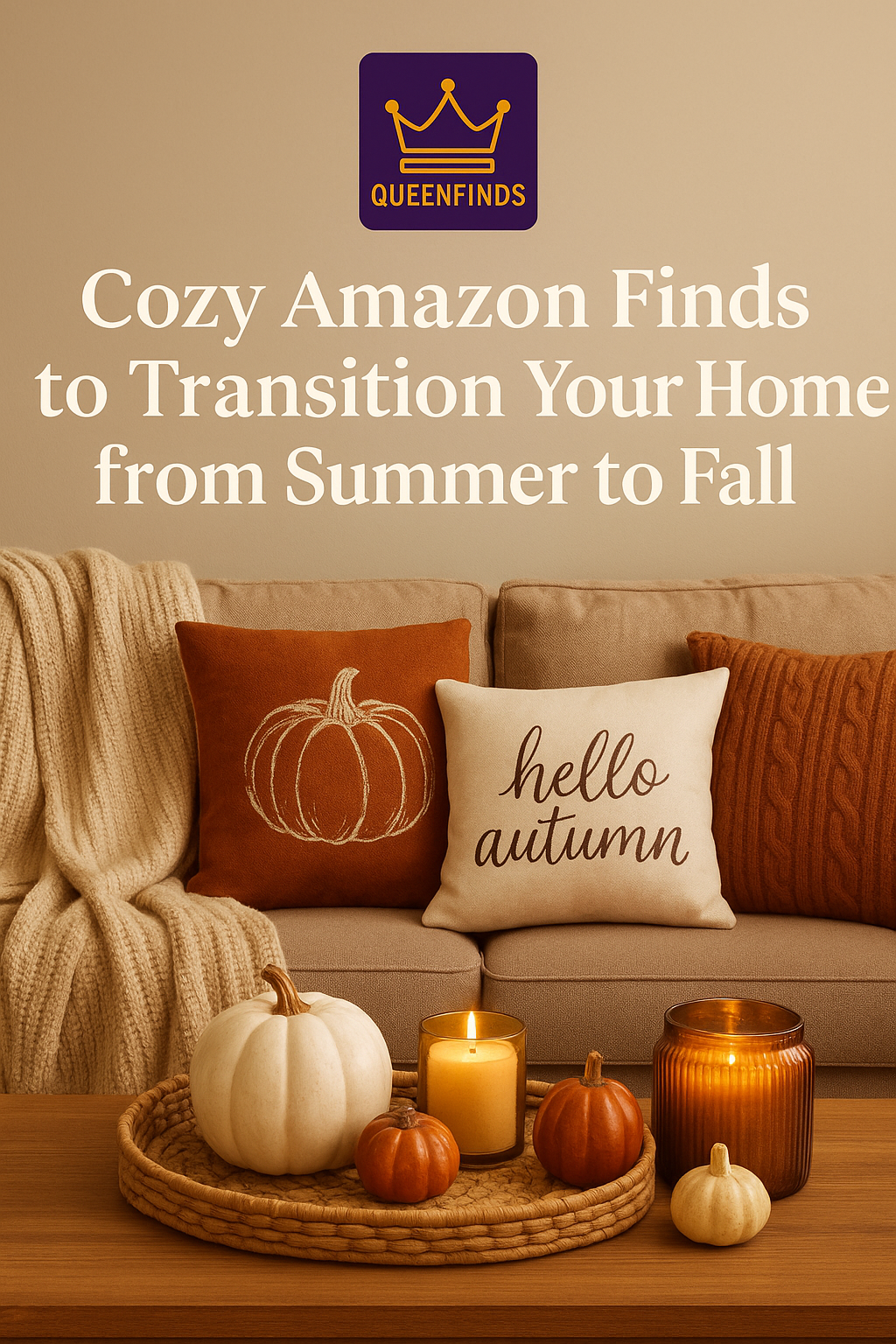 Cozy Finds to Transition Your Home from Summer to Fall 🏡