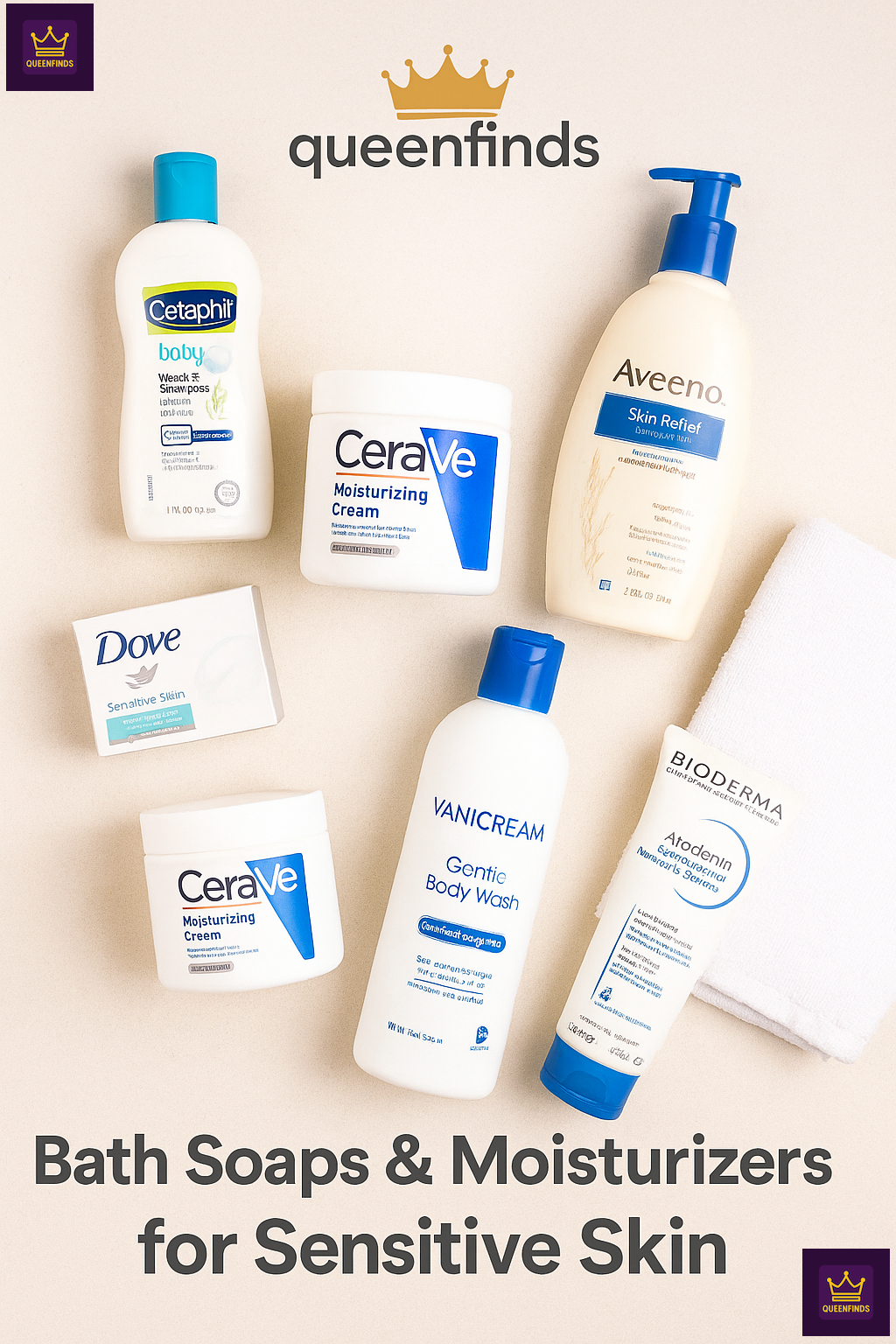 Gentle Care: Best Bath Soaps & Moisturizers for Sensitive Skin (Kids & Adults)