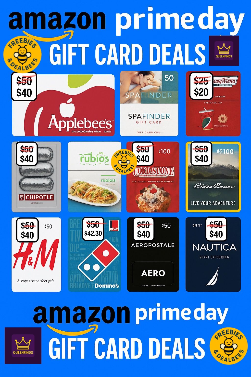 🎉💙 Amazon Prime Day Gift Card Deals Are LIVE! 💙🎉