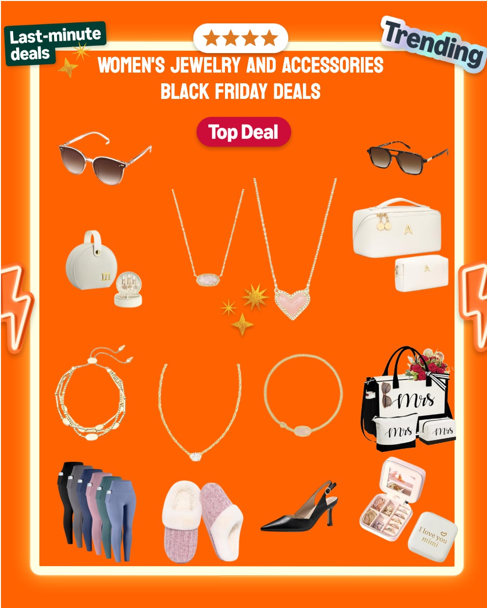 Women’s Jewelry and Accessories Deals For Black Friday – Necklaces, Sunglasses, Bags & More