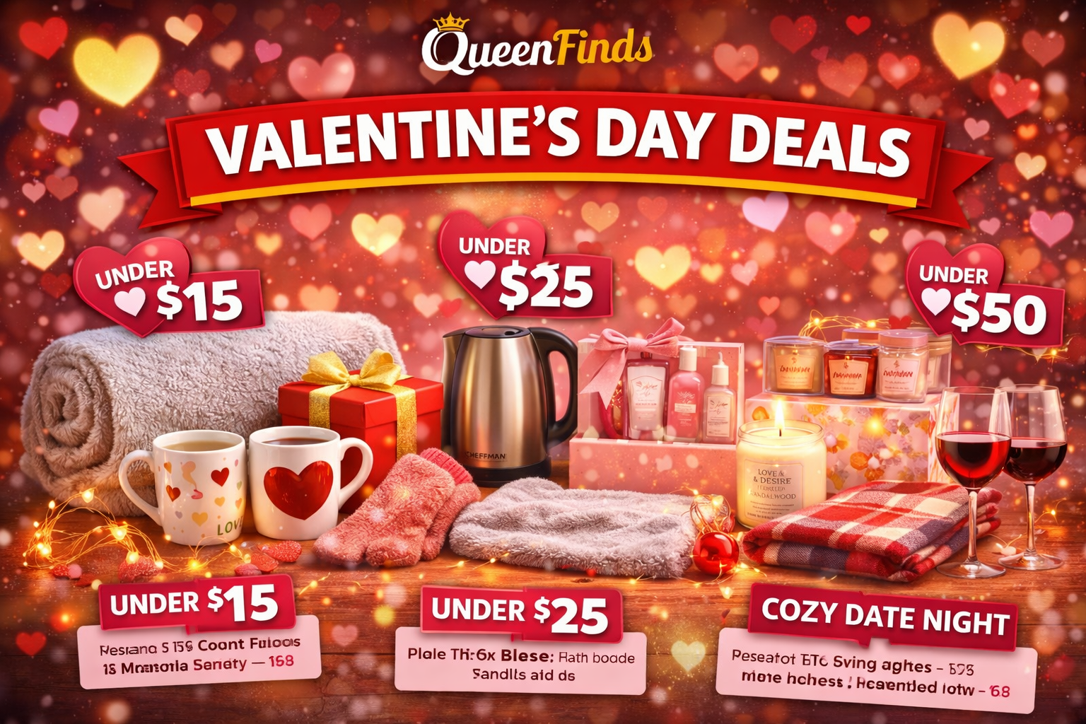 ❤️ Valentine’s Day Gift Guide by Budget — Thoughtful Amazon Finds for Every Love Story