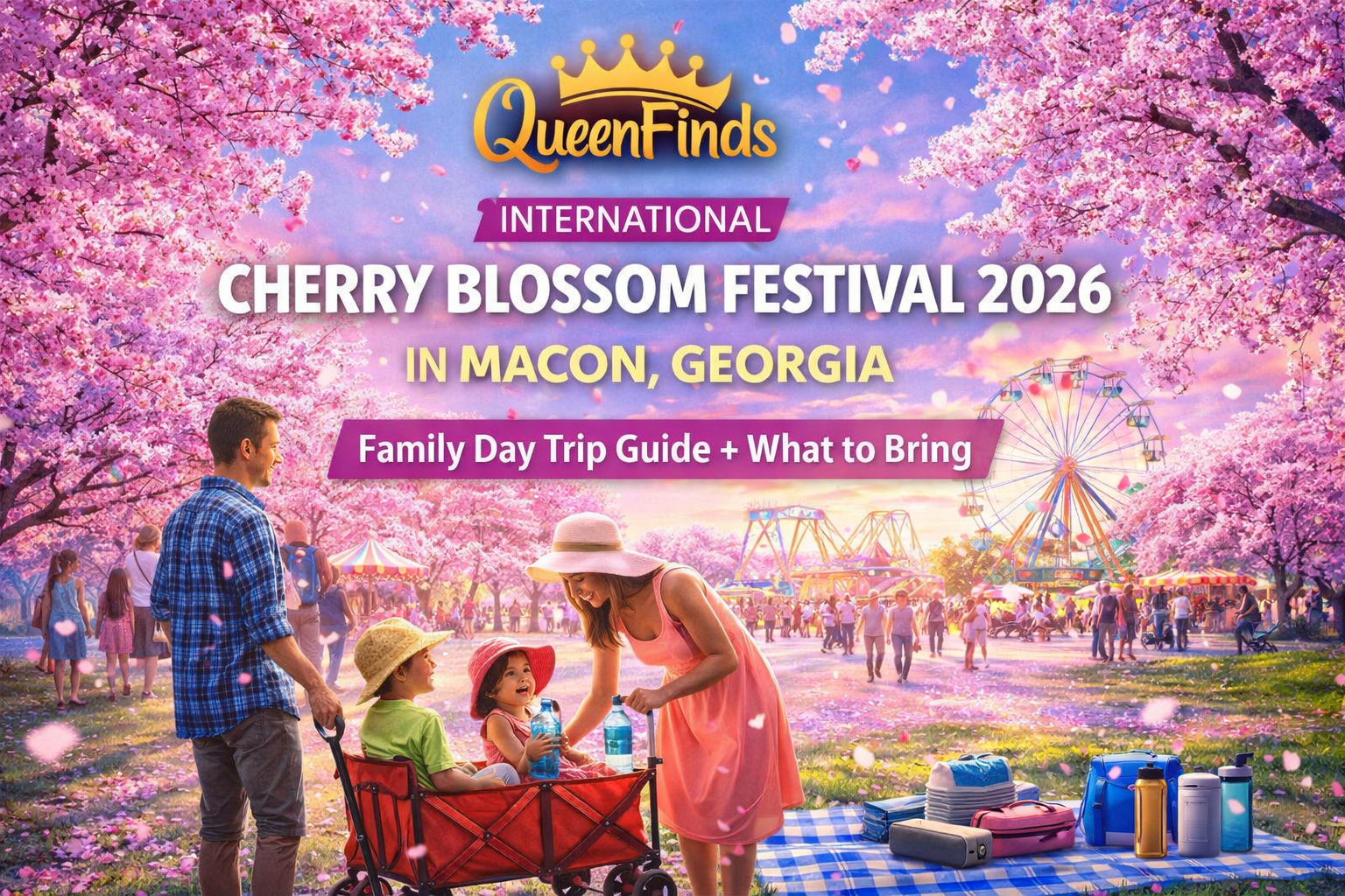 International Cherry Blossom Festival 2026 in Macon, Georgia: Family Day Trip Guide + What to Bring